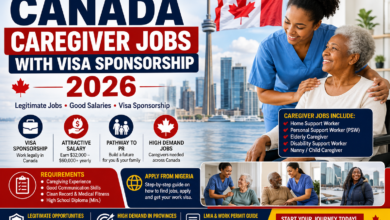 Canada caregiver jobs with visa sponsorship