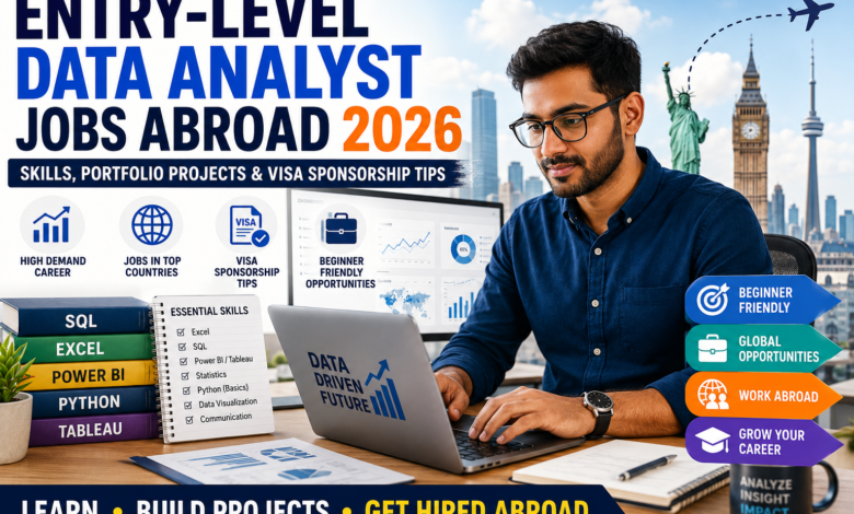 Entry-level data analyst jobs abroad 2026