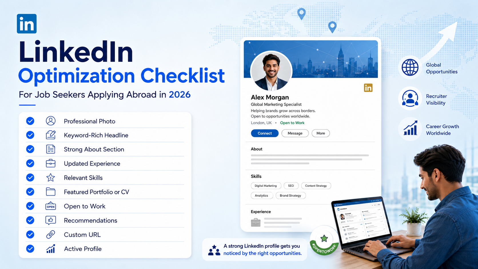 LinkedIn Optimization for International Job Seekers 2026 How to Get Noticed by Recruiters