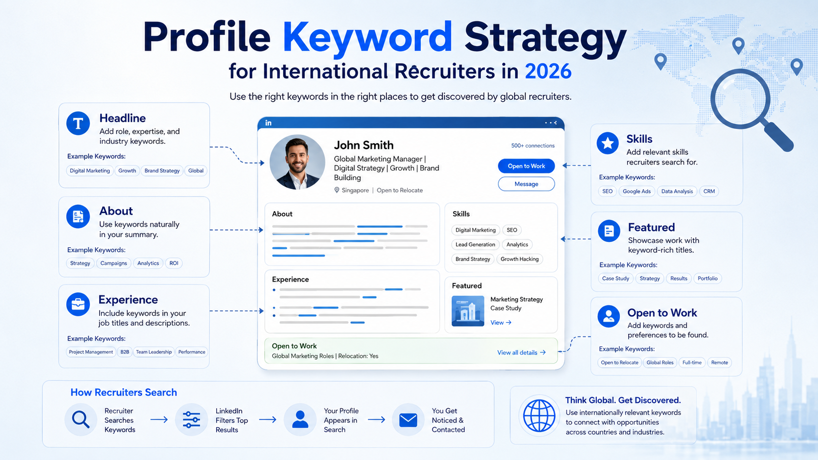 LinkedIn Optimization for International Job Seekers 2026 How to Get Noticed by Recruiters