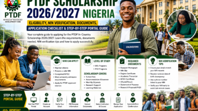PTDF Scholarship