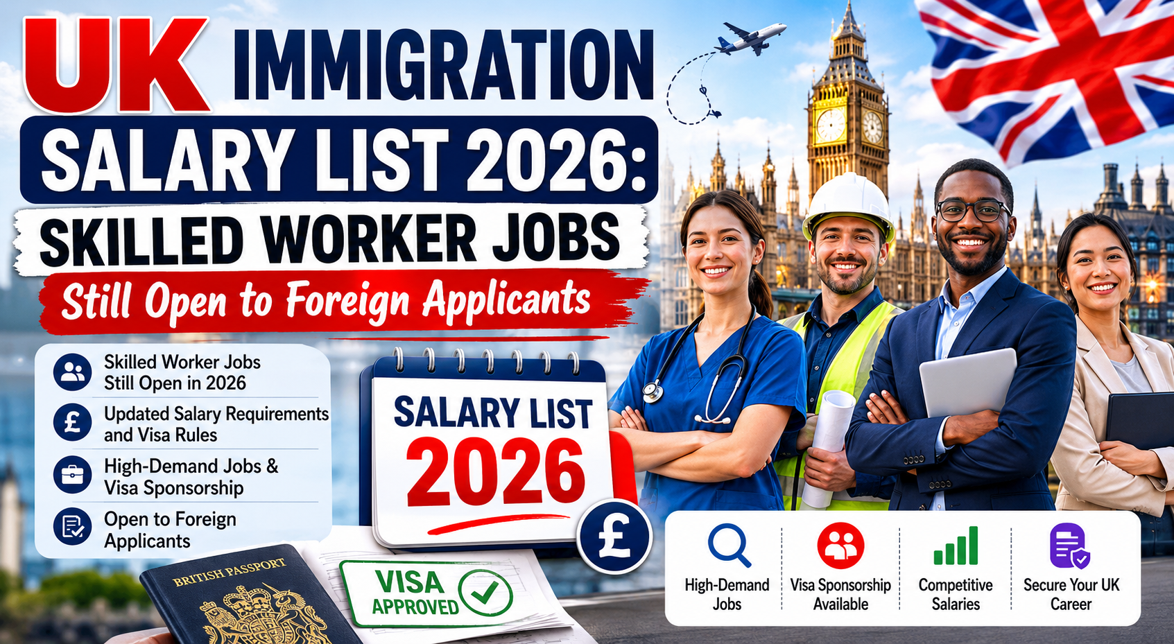 Skilled Worker visa salary threshold and going rate checklist 2026