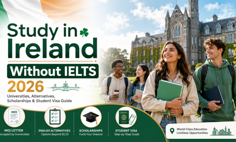 study in Ireland without IELTS 2026 guide for international students