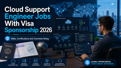 cloud support engineer visa sponsorship jobs 2026