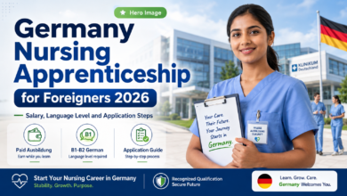 Germany nursing apprenticeship for foreigners 2026