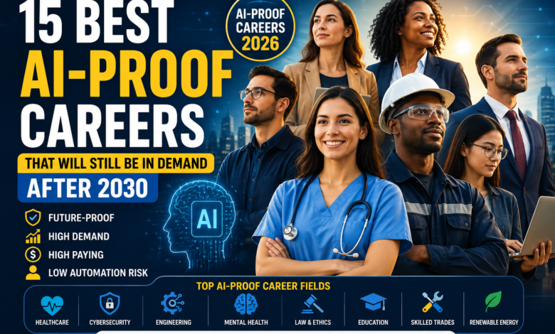 AI-proof careers 2026