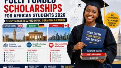 Fully funded scholarships for African students 2026