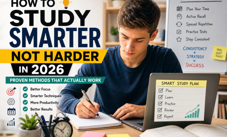 How to Study Smarter Not Harder in 2026