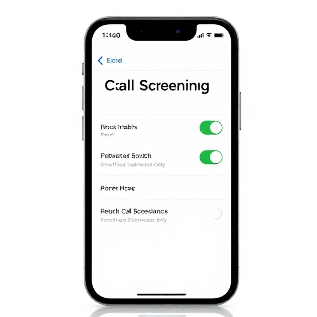 iOS 26 Call Screening settings
