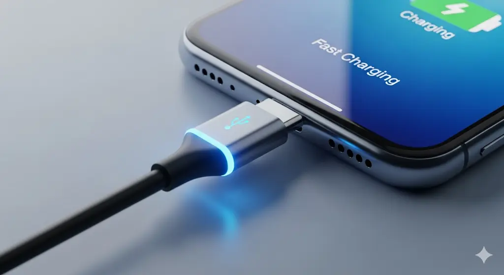 Fast charging cable to stop your phone from overheating